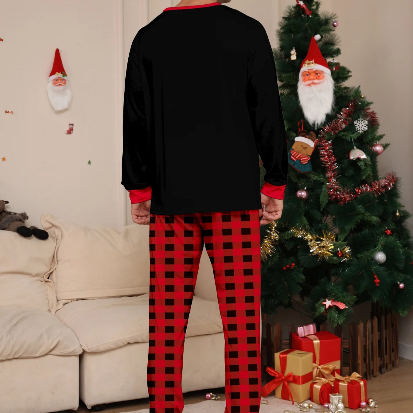 Christmas Pajama Couple