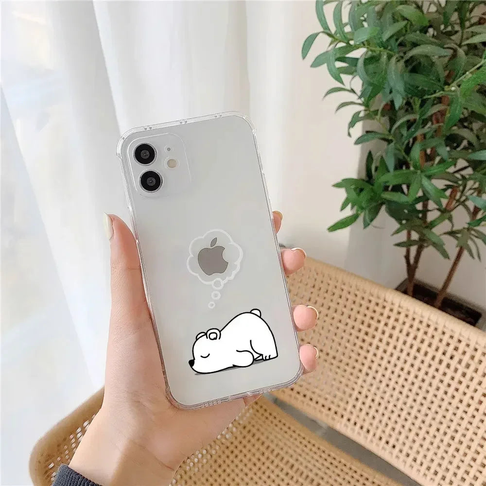 Cute Animals Couple Phone Cases