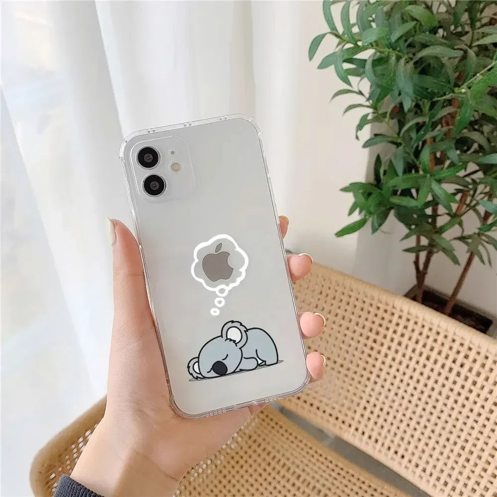 Cute Animals Couple Phone Cases