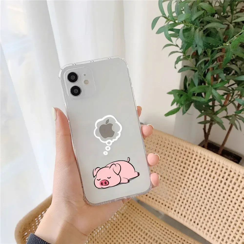 Cute Animals Couple Phone Cases