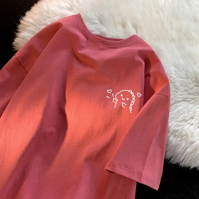 Dino Cute Matching Shirts for Couples