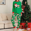 Green Christmas Pajamas Couples