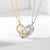 Half Heart Necklace for Couples