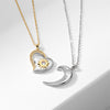 Half Heart Necklace for Couples