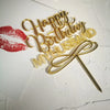 Happy Birthday Husband Cake Topper