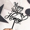 Happy Birthday Husband Cake Topper
