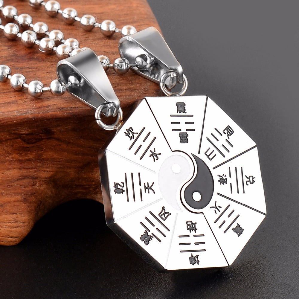His and Hers Yin Yang Necklace