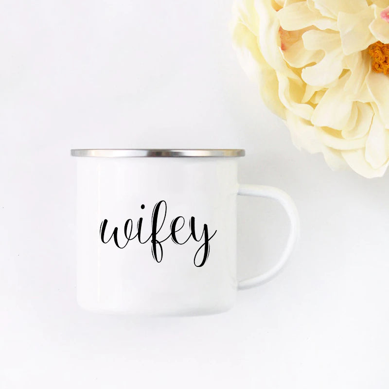 Hubby and Wifey Mugs