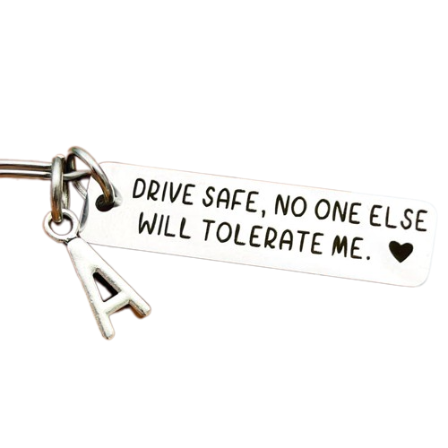 Funny couple keychains