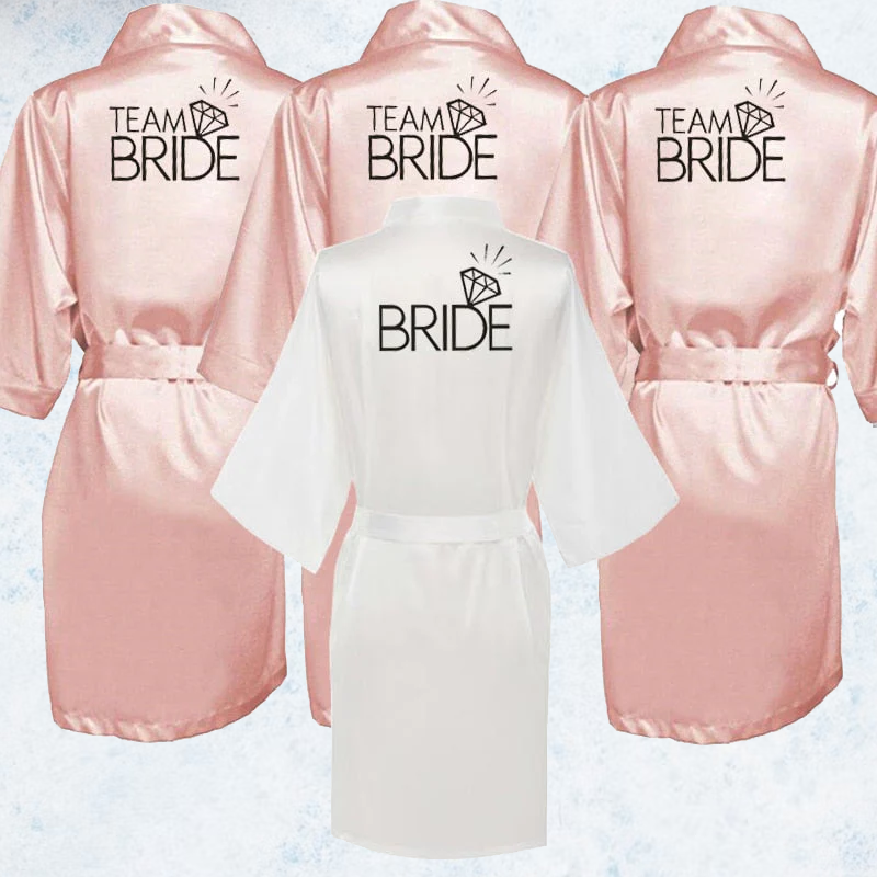 Satin Bridal Party Robes