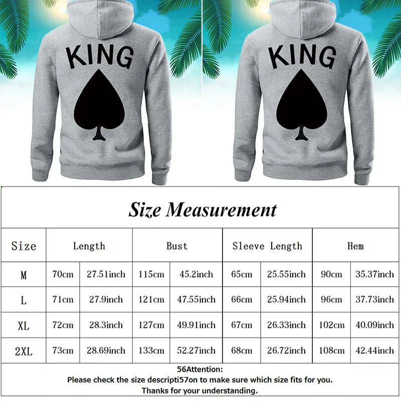 King and queen hoodies set