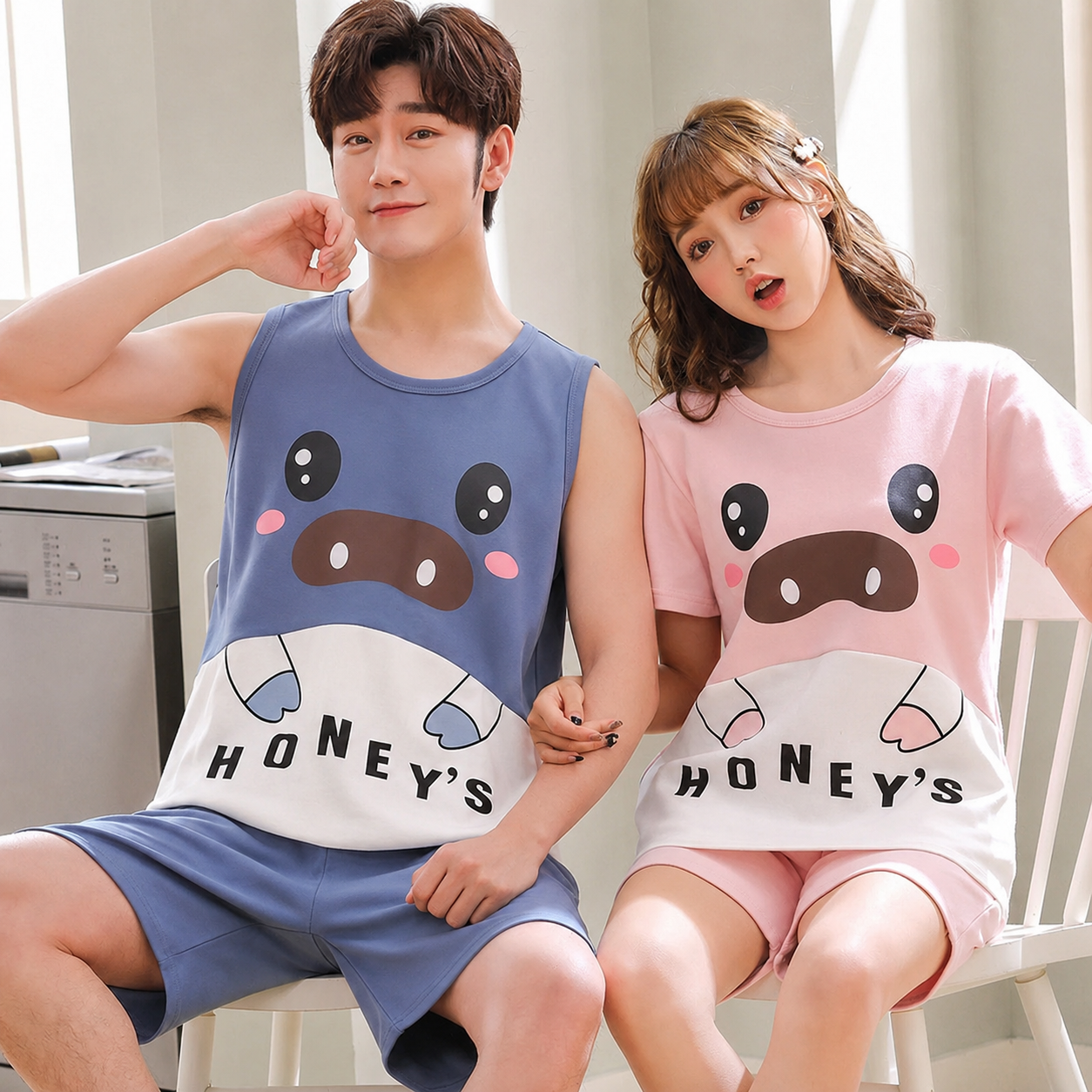 Kawaii Couples Pajamas