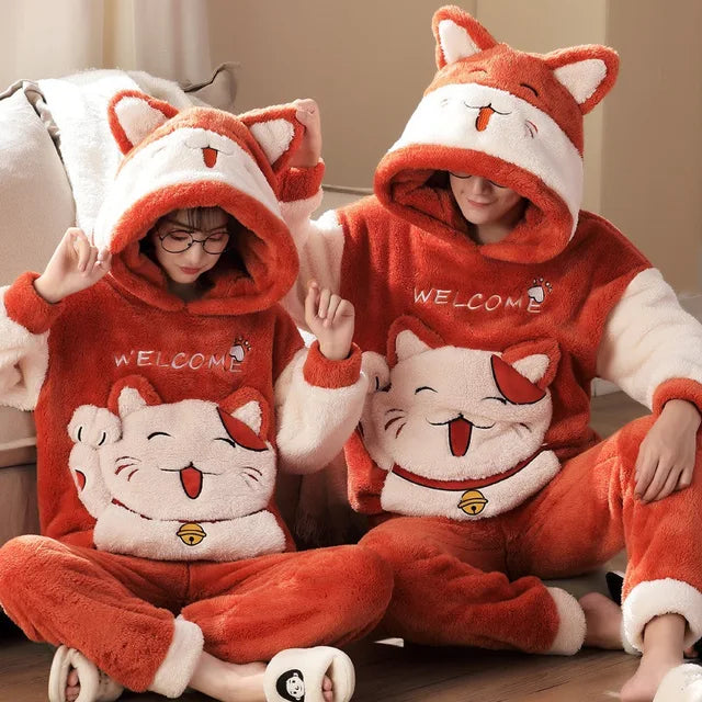 Kawaii Matching Onesies for Couples