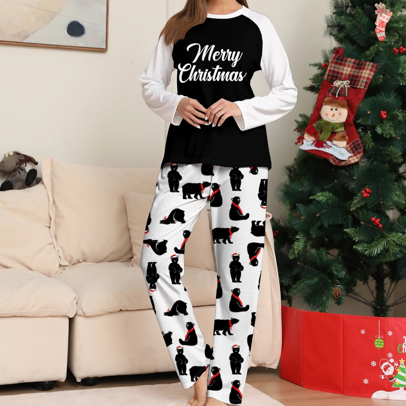 Merry Christmas Couple Pajamas