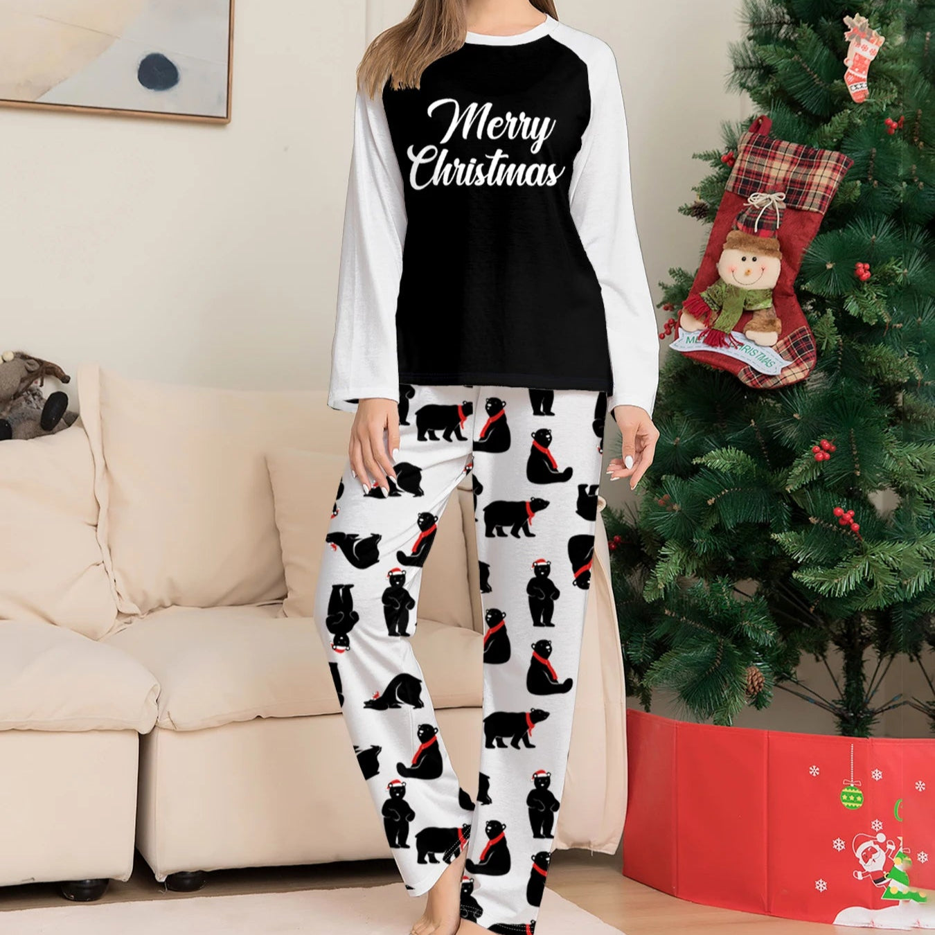 Merry Christmas Couple Pajamas