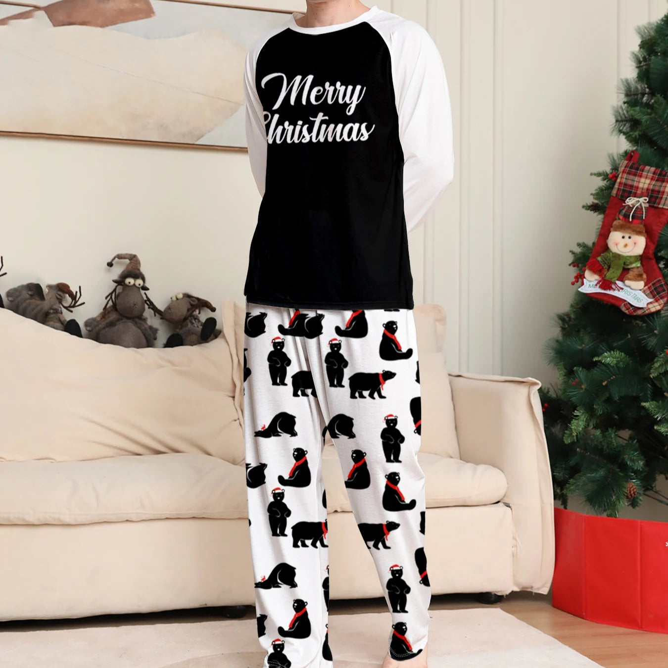 Merry Christmas Couple Pajamas
