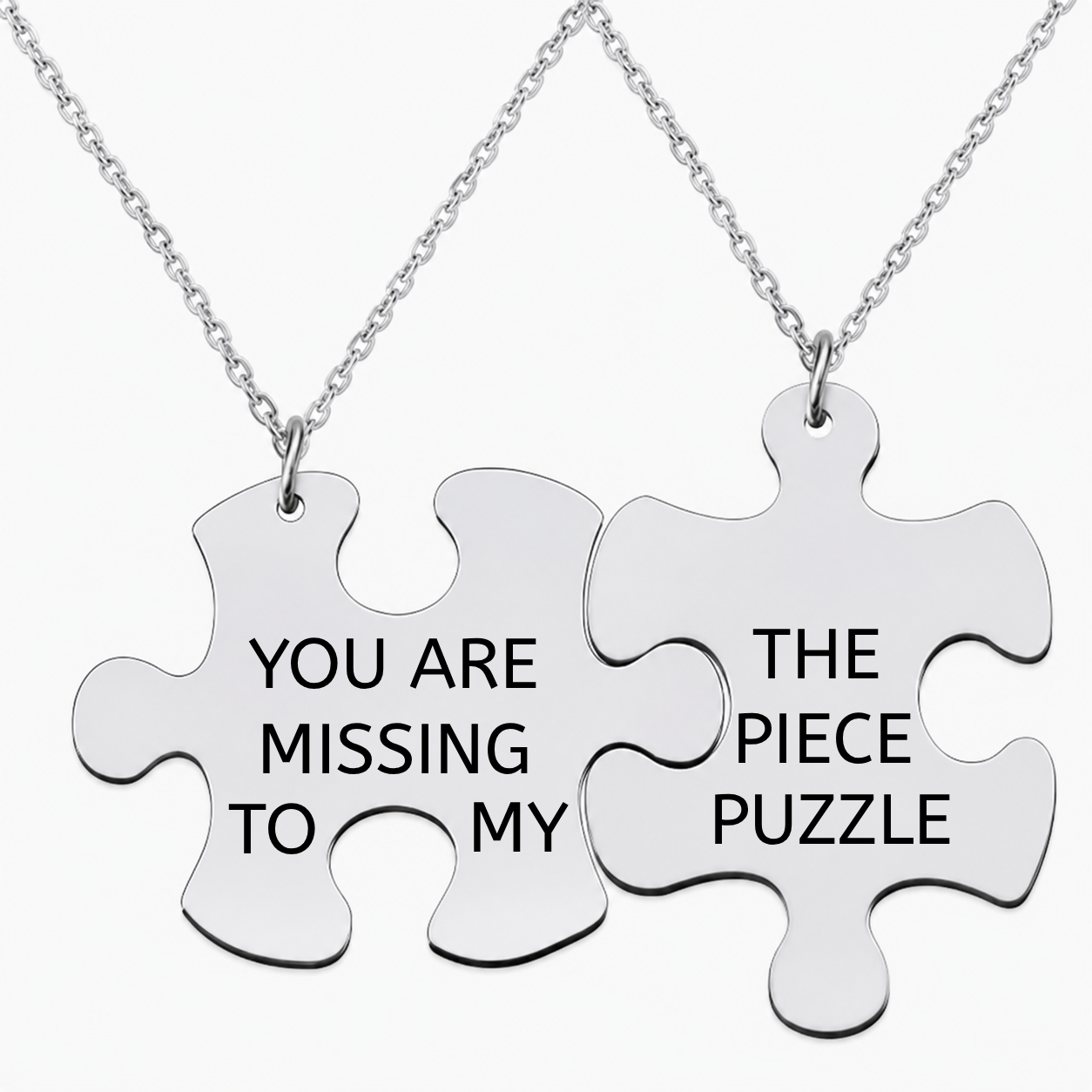 You Are the Missing Piece to my Puzzle Necklace
