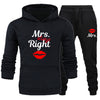 Mrs mr right tracksuits