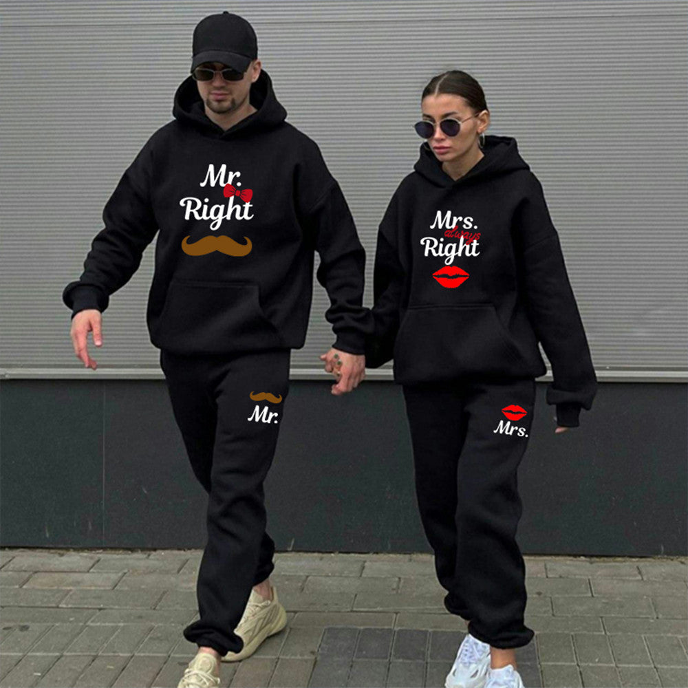 Mrs mr right tracksuits