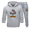 Mrs mr right tracksuits