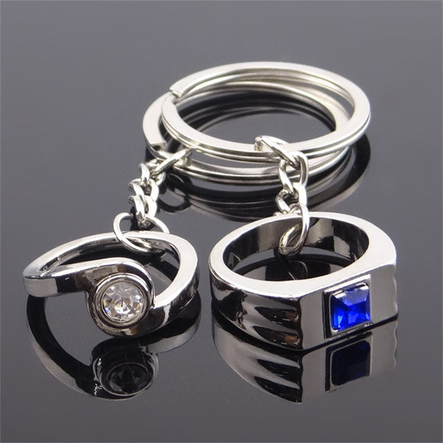 Ring Couple Keychain