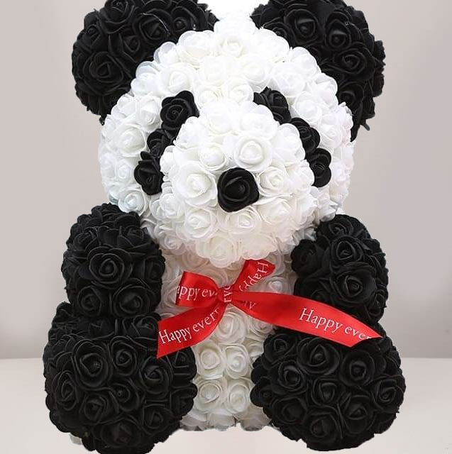 Panda best sale rose bear