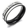 Love only you couple rings