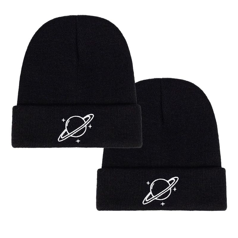 Planet couple beanies