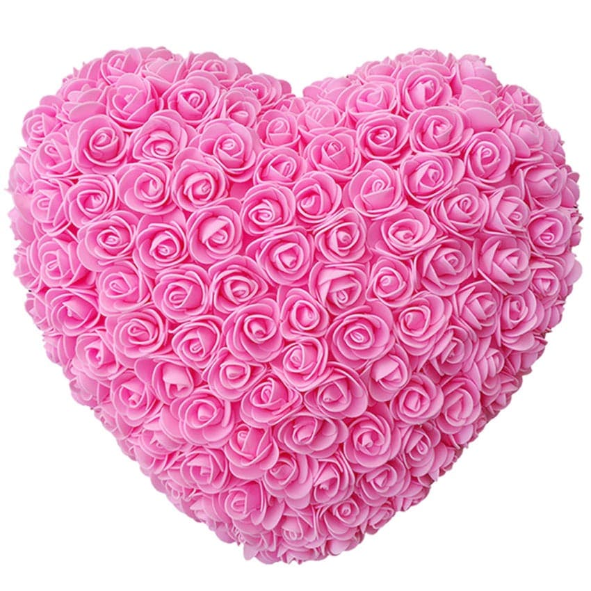 Heart Pink Roses Couple Gift