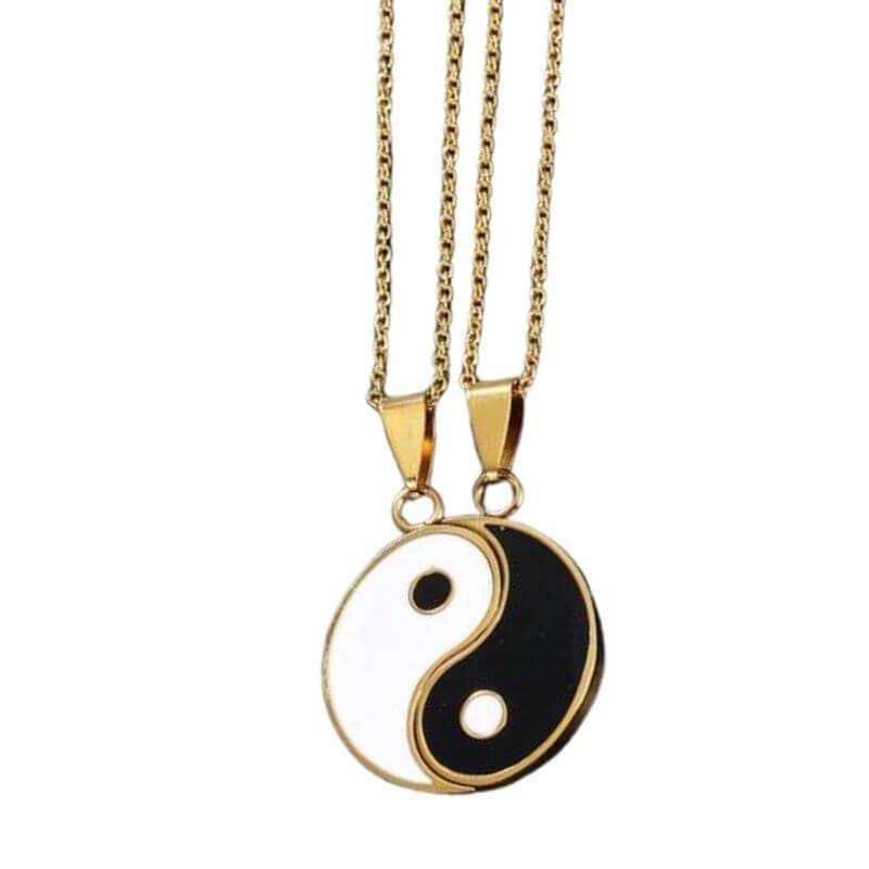 Gold Yin Yang Necklace