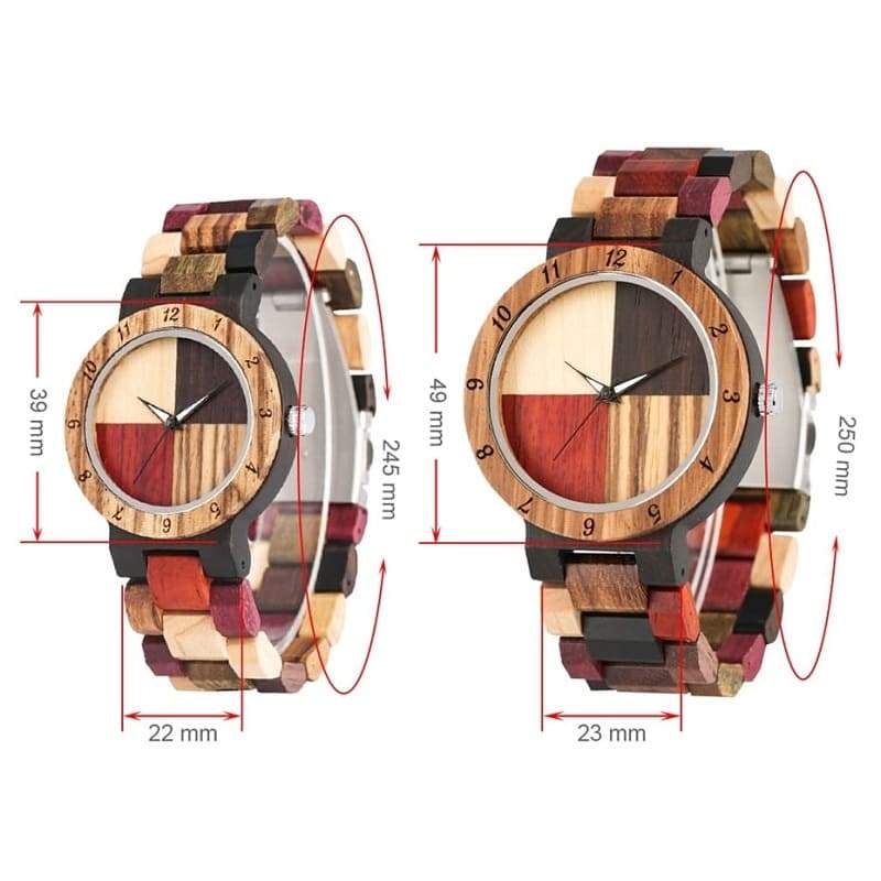 Colorful Wooden Watches