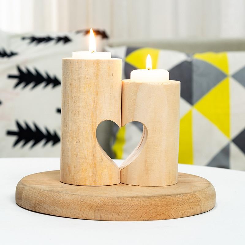 Heart candle holder