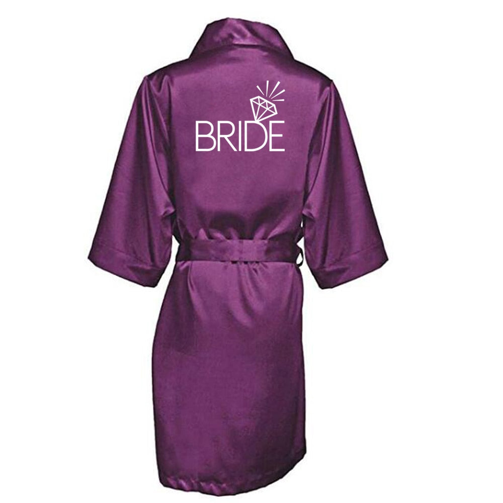 Satin Bridal Party Robes