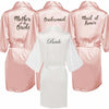 Bride and Bridesmaid Satin Robes