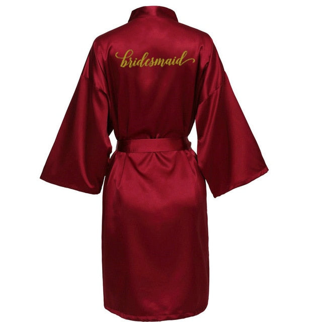 Satin Robes for Bridesmaids