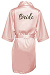 Bride and Bridesmaid Satin Robes