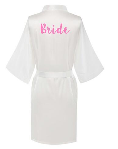 Bride and Bridesmaid Satin Robes