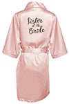 Bride and Bridesmaid Satin Robes