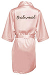 Bride and Bridesmaid Satin Robes