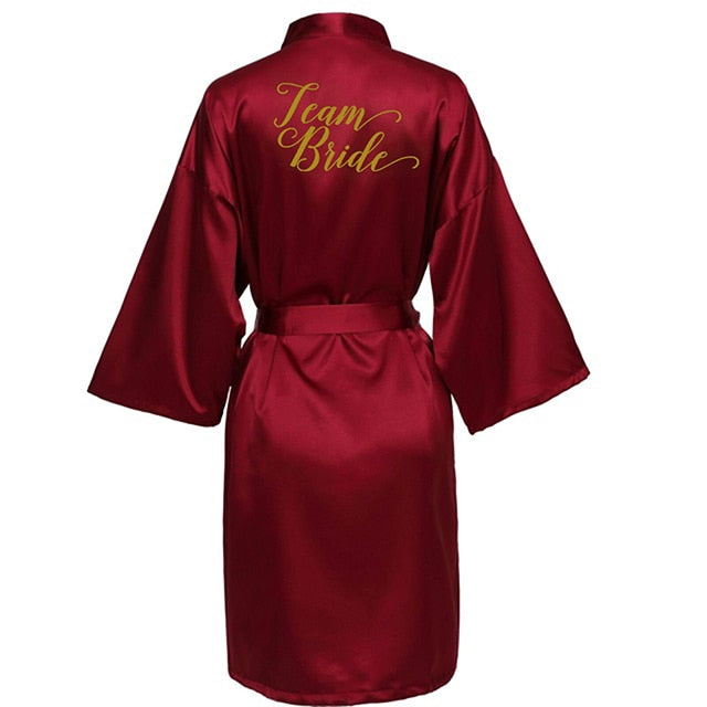 Satin Robes for Bridesmaids