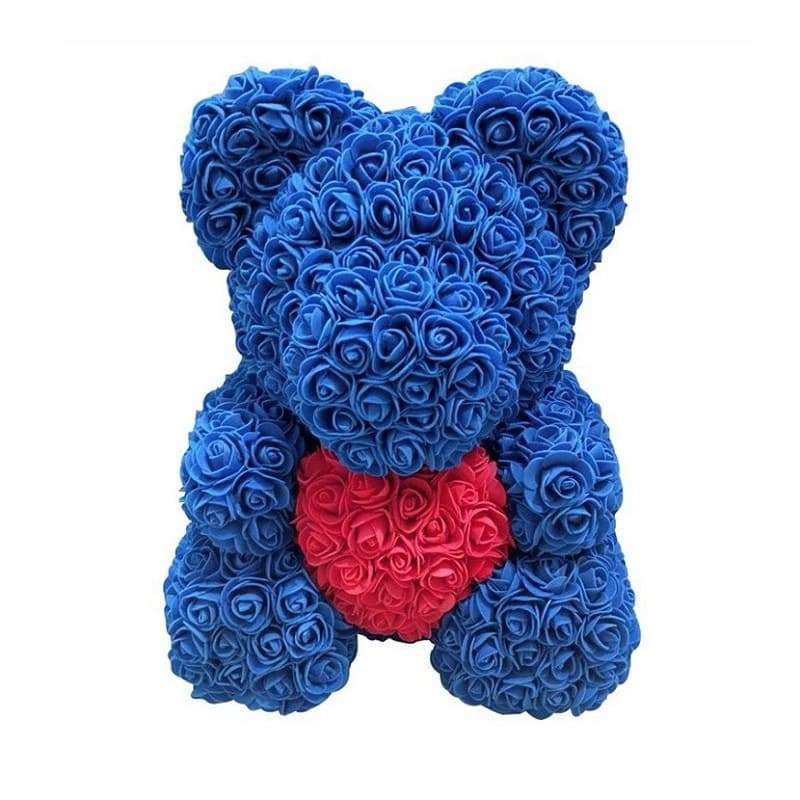 Blue Rose Bear