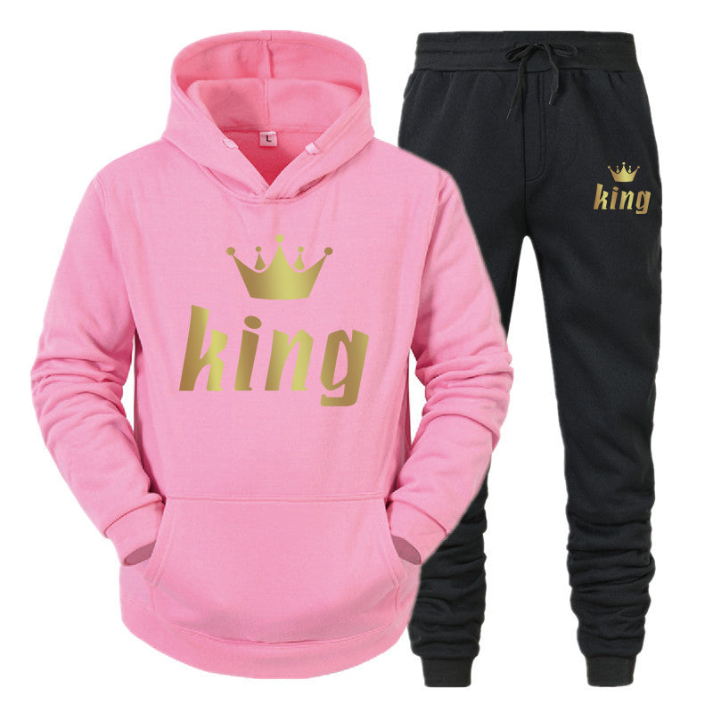 Just Kiddin' online Drip Jogging Suit with Matching Shirt- Pink Glitter