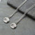 Pinky promise necklace silver