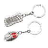 Geek Couple Keychain