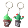 Cactus Couple Keychain