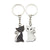 Cat Couple Keychain