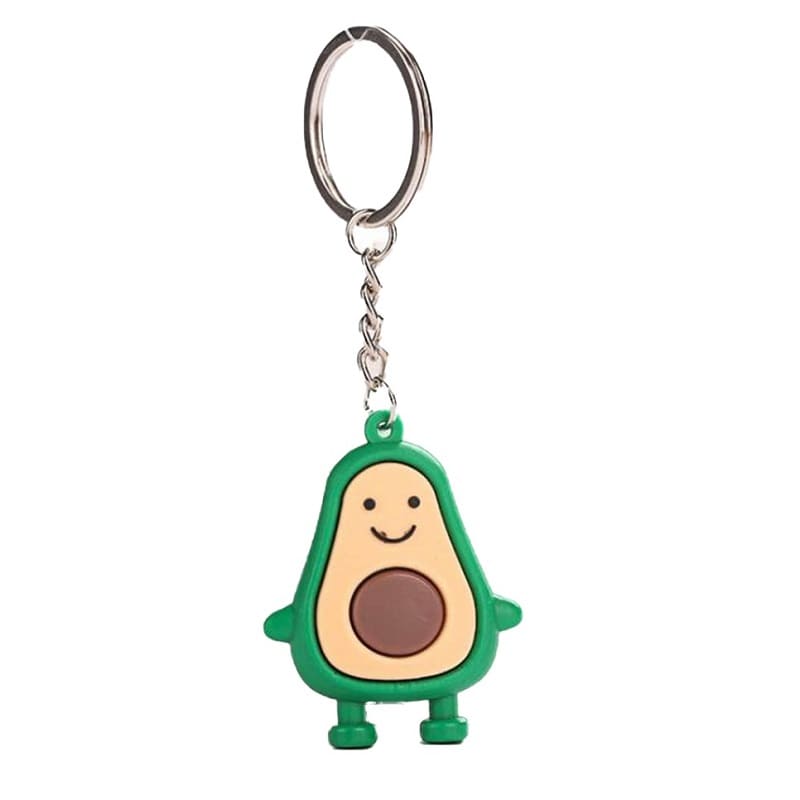 Avocado Couple Keychain