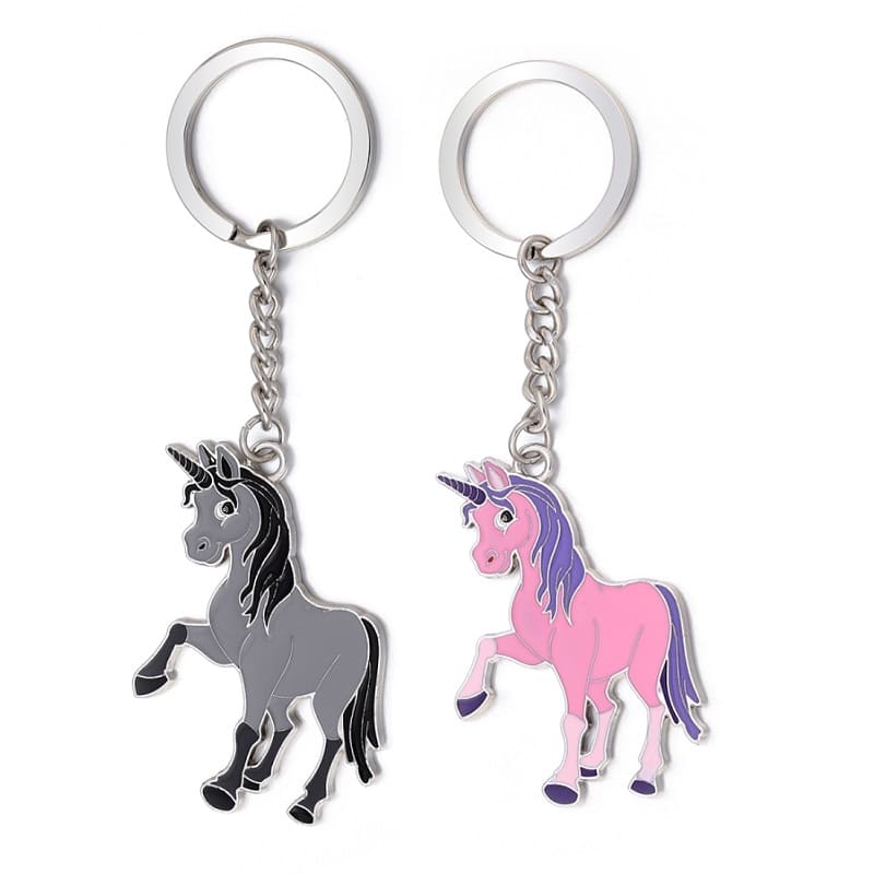 Unicorn Couple Keychain