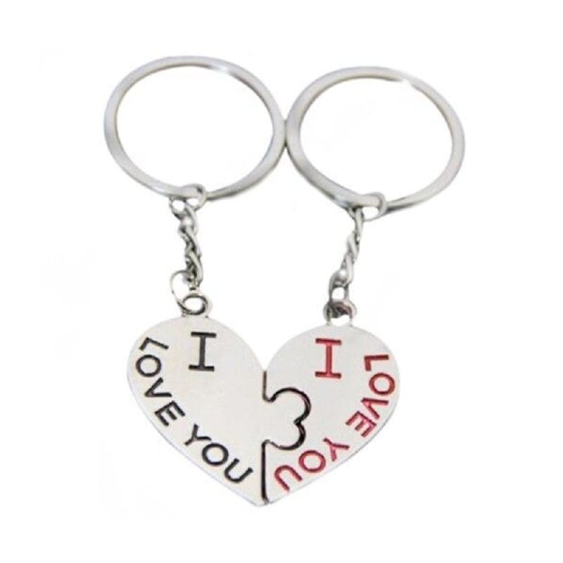 I Love You Heart Keychain