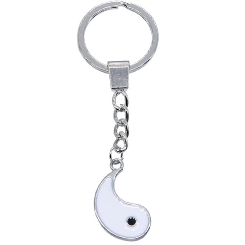 Ying Yang Keychain for Couples